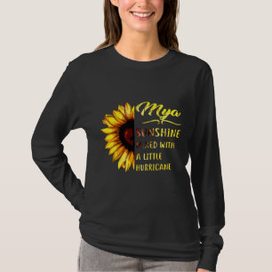T-shirt Mya Sunshine mélangé à un peu d'autisme ouragan