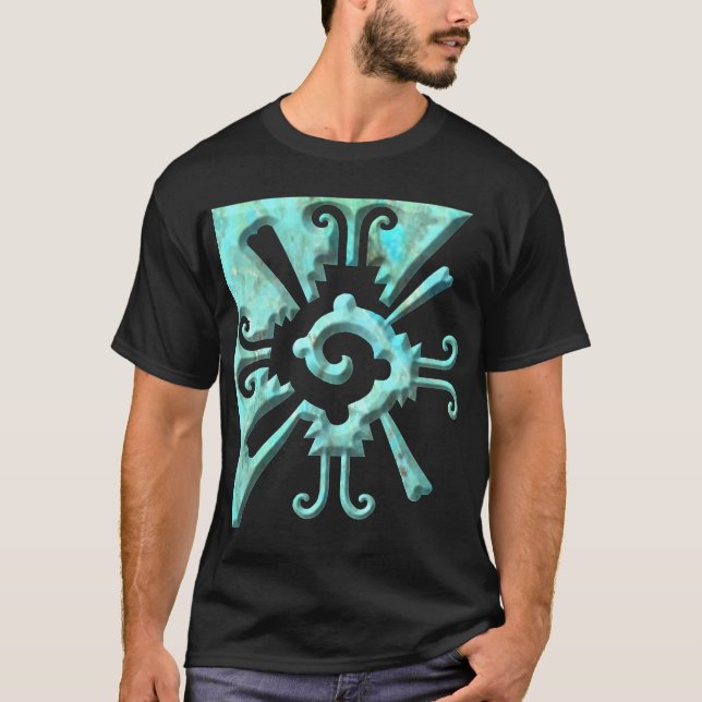T-shirt Myan Hunab Ku - turquoise (Devant)