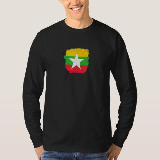 T-shirt Myanmar Proud Myanmarese Flag