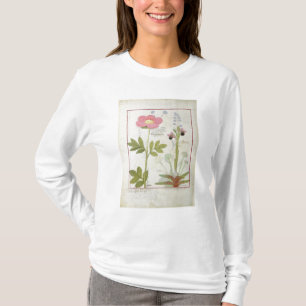 T-shirt Myanthos de Paeonia ou pivoine, et d'Orchis