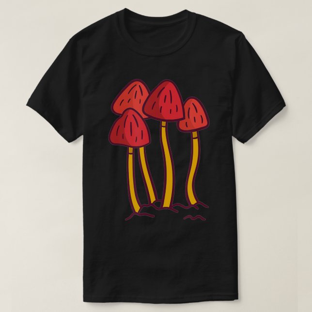 T-shirt Mycologie Champignons de la recherche de champigno (Design devant)