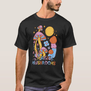 T-shirt Mycologie Champignons Magiques Colorés Pour Hippie