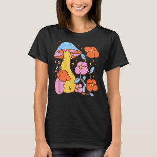T-shirt Mycologie Champignons Magiques Colorés Pour Hippie