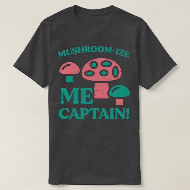 T-shirt Mycologie des champignons champignon qui nourrisse (Design devant)