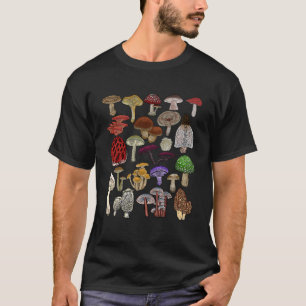 T-shirt Mycologie des champignons Types de recherche Botan