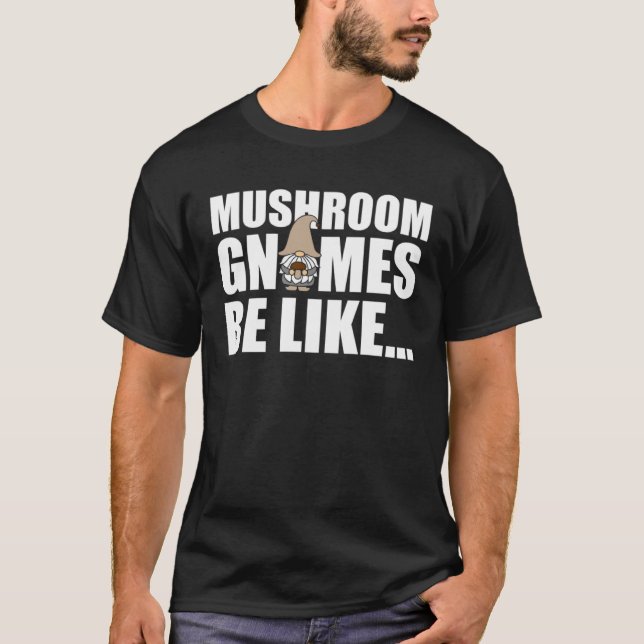 T-shirt Mycologie En Plein Flamme Chasseur De Champignons  (Devant)