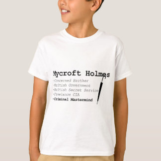 T-shirt Mycroft noir