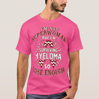 T-shirt Myeloma Sensibilisation Je Ne Suis Pas Superfemme