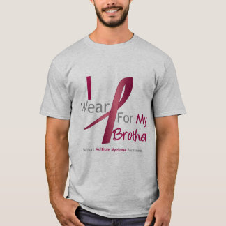 T-shirt Myélome - Je Porte La Bourgogne Pour Mon Frère