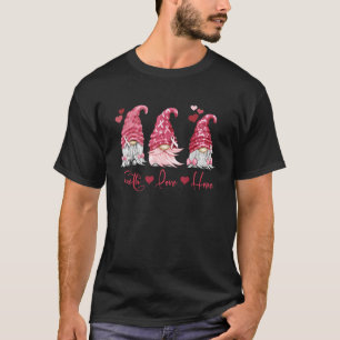T-shirt Myélome multiple Foi Espoir Aimer Burgundy Gnomes 