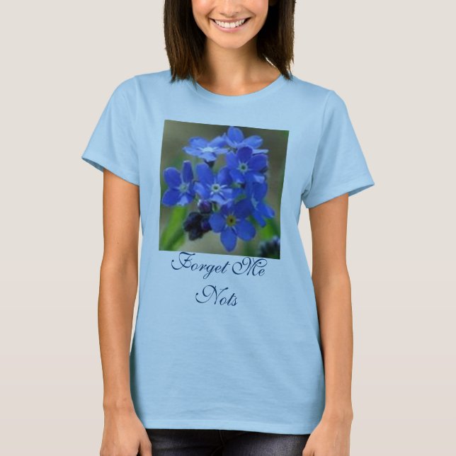 T-shirt Myosotis des marais (Devant)