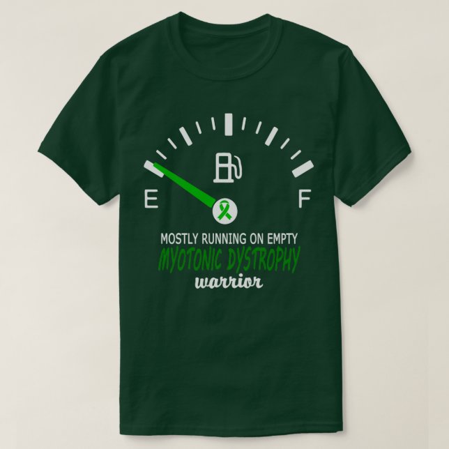 T-SHIRT MYOTONIC DYSTROPHY WARRIOR FONCTIONNE PRINCIPALEME (Design devant)