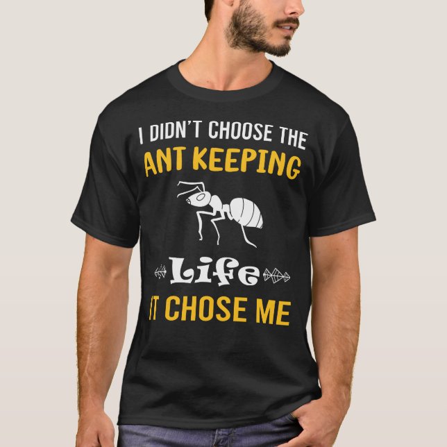 T-shirt Myrmecologiste de la préservation des fourmis (Devant)