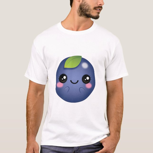 T-shirt Myrtille de Kawaii (Devant)