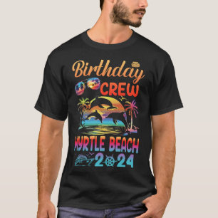 T-shirt Myrtle Beach Anniversaire Voyage Vacation 2024 Cor