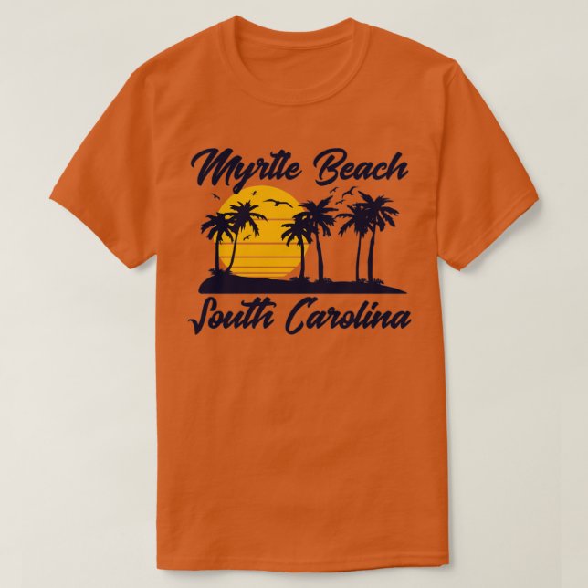 T-shirt Myrtle Beach Caroline du Sud (Design devant)
