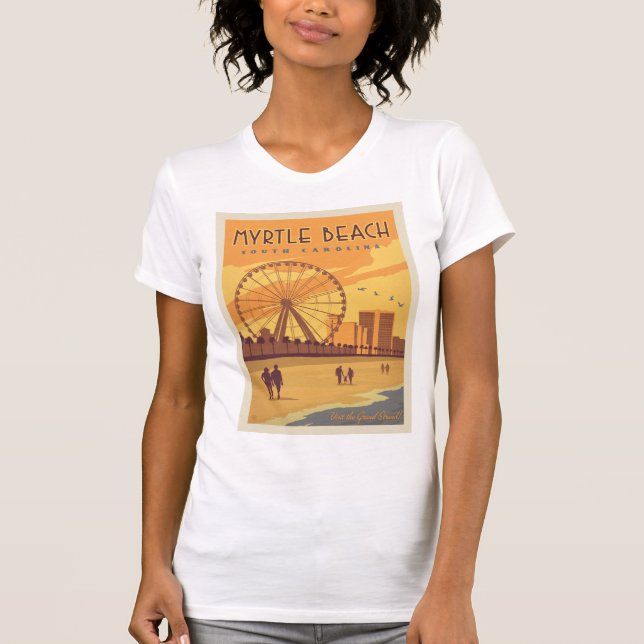 T-shirt Myrtle Beach | Caroline du Sud (Devant)