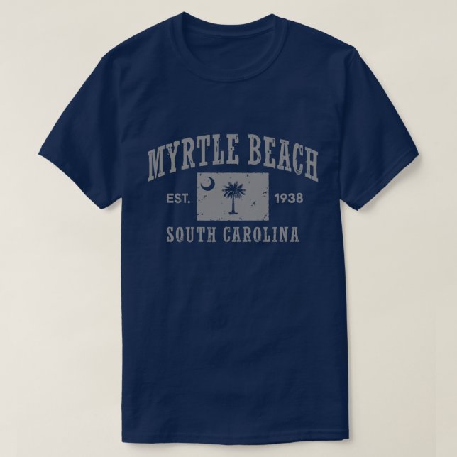 T-shirt Myrtle Beach Caroline du Sud (Design devant)