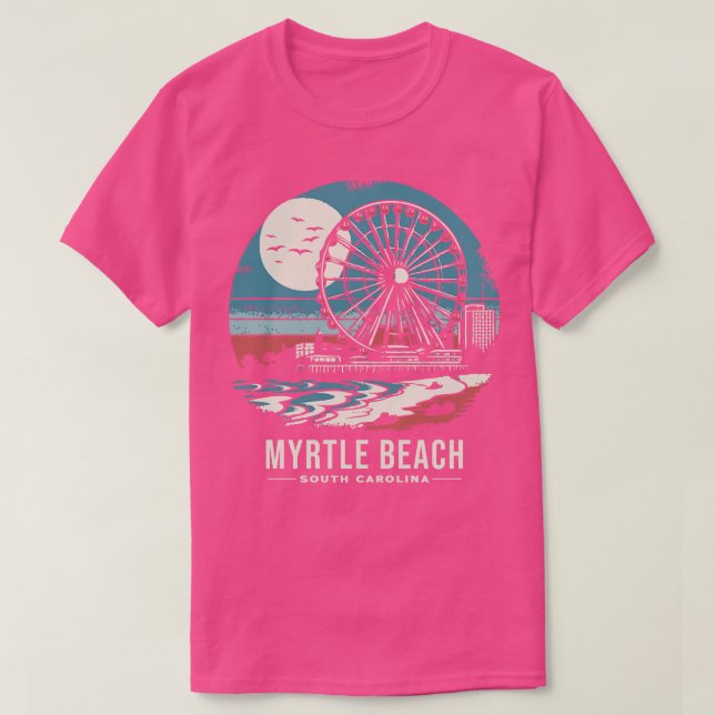T-shirt Myrtle Beach Caroline du Sud 3 (Design devant)