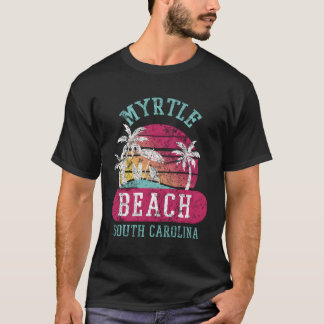 T-shirt Myrtle Beach Sc S Distorsion