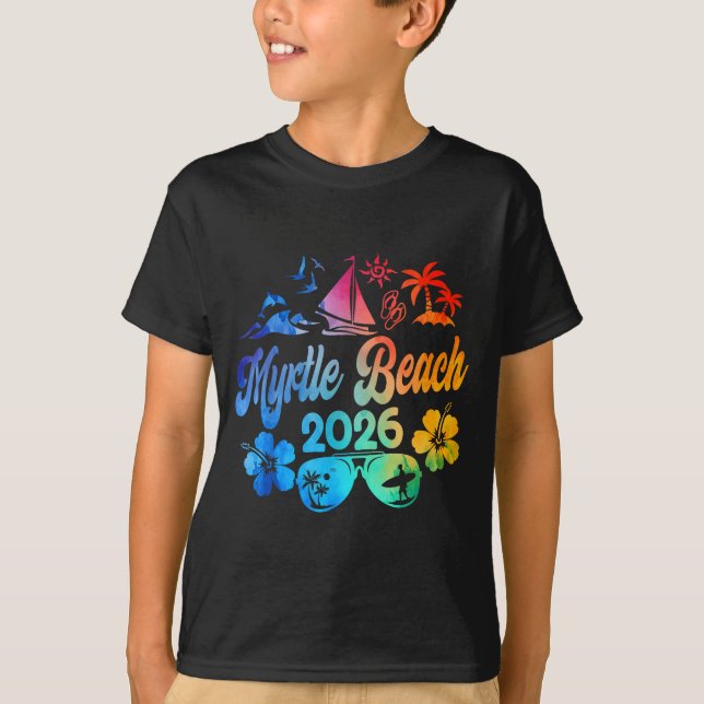 T-shirt Myrtle Beach South Carolina 2026 Vacation Beach Ti (Devant)