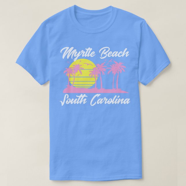 T-shirt Myrtle Beach South olina White (Design devant)