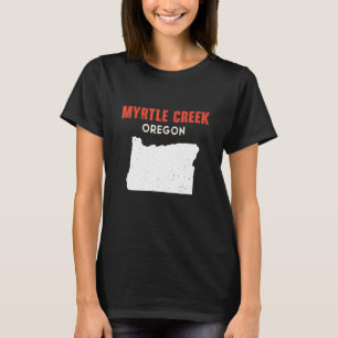 T-shirt Myrtle Creek Oregon USA State America Travel Orego