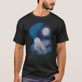 T-shirt Mystérieuse Chouette des neiges