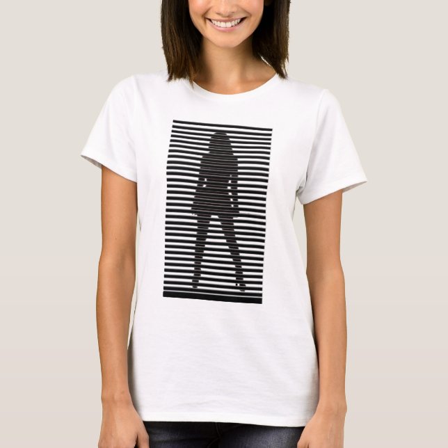 T-shirt Mysterious Female Sihouette (Devant)