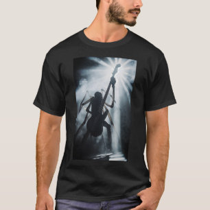 T-Shirt Mysterious Spider Bassiste Lumières de Scè