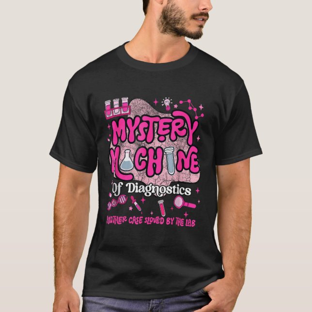 T-shirt Mystery Machine Of Diagnostics Lab Week 2025 Med L (Devant)