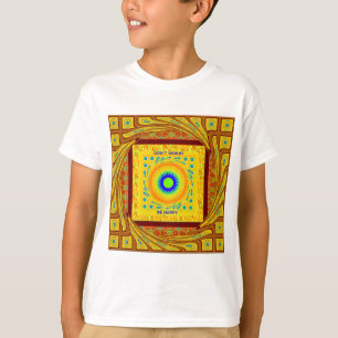 T-shirt Mystic African Eye Wall Art : A Cyan Regard