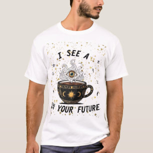 T-shirt Mystic Coffee Crystal Ball Tee – Latte Vibes Only