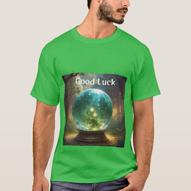 T-shirt Mystic Crystal Ball Fortune Bonne chance (Devant)