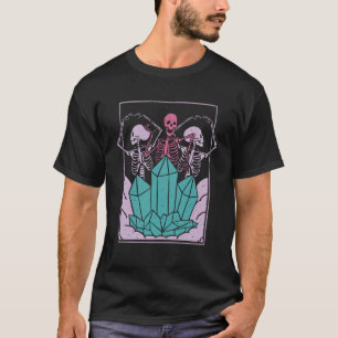 T-shirt Mystic Dancing Skeleton Witchestin Celestial Cryst