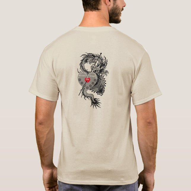T-shirt "Mystic Dragon Graphic Tee - Bold and Fearless Sty (Dos)