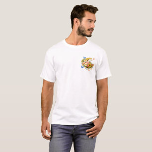 T-shirt “Mystic Floral Crescent Moon Tee”