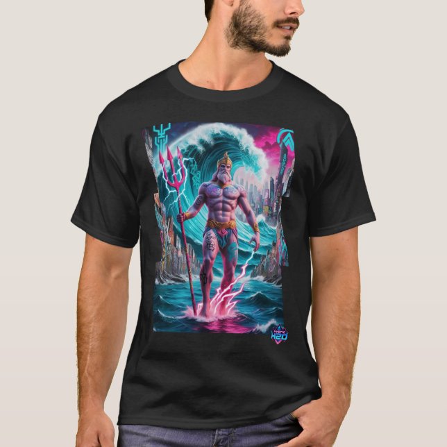 T-shirt Mystic H2O Poseidon’s Storm Design (Devant)