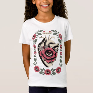 T-Shirt Mystic Heart – Tee d'art de tatouage vintage