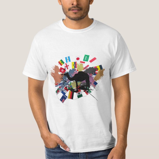 T-shirt Mystic Millie Camel (Devant)