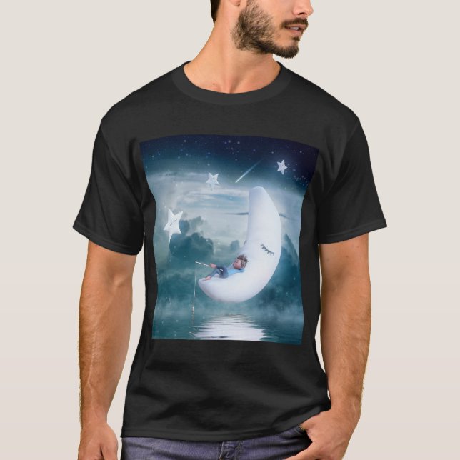 T-shirt Mystic Moon Night Sky (Devant)