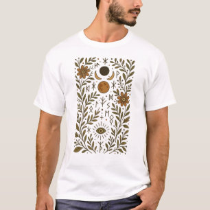 T-shirt Mystic Runes Botanical Art