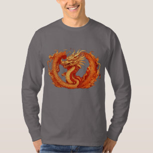 T-shirt Mystic Unity : Rouge & Golden Blend Imprimer T-shi