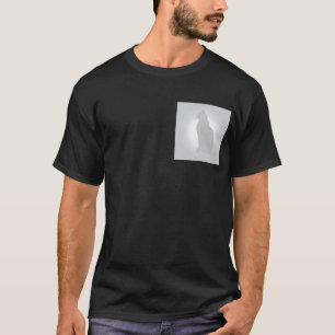 T-shirt Mystical Cat Silhouette Tee