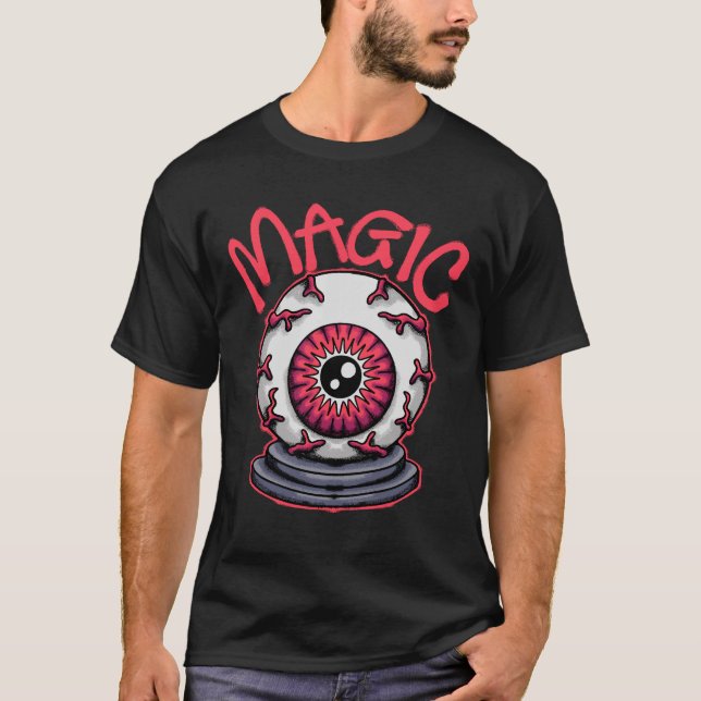 T-shirt Mystical Eyeball streetwear  (Devant)