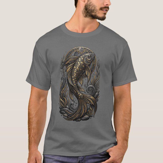 T-shirt Mystical Fish (Devant)