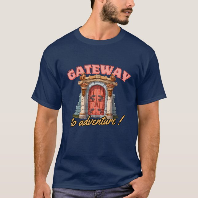 T-shirt Mystical Gateway to Quests (Devant)