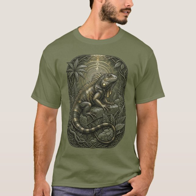 T-shirt Mystical Iguana (Devant)