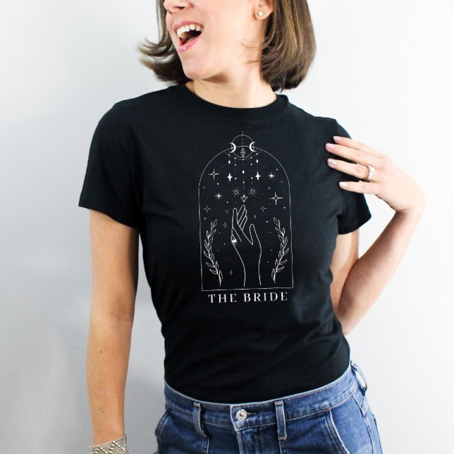 T-shirt Mystical Tarot Card Bachelorette Party The Bride (The Bride T-shirt Mystical Tarot Card Bachelorette Party Matching Shirts)