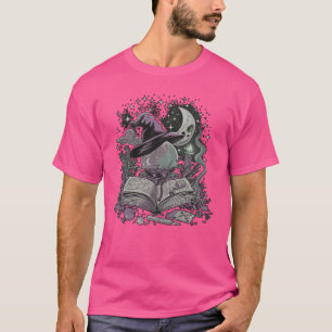 T-shirt Mystical Witch Casquette et Crystal Ball Witchcore